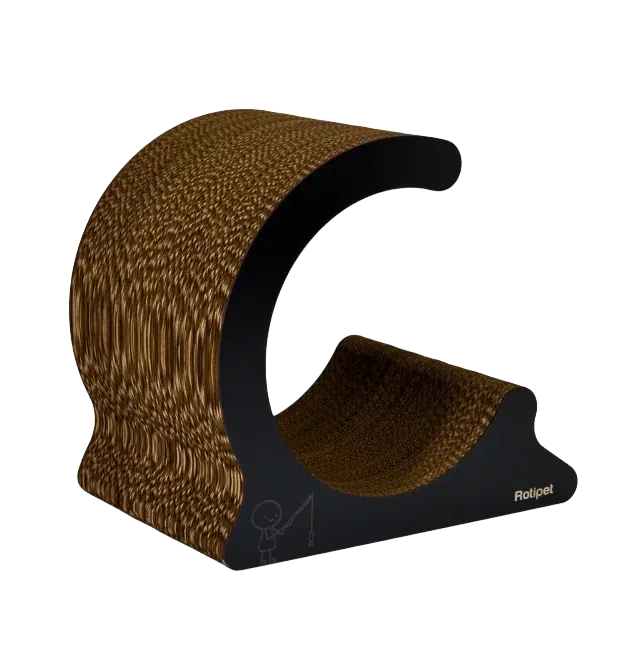 Design Kratzmöbel (CANYON) aus Wellpappe